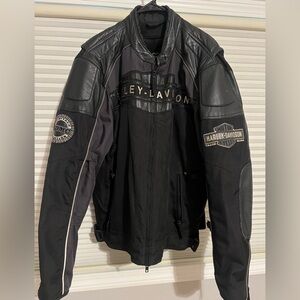 Harley-Davidson Black Leather Riding Jacket for Men